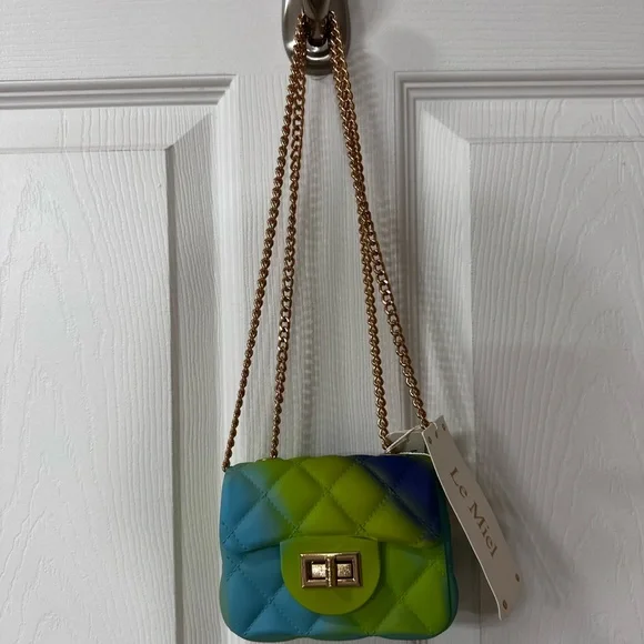 Summer Mini Purse Green/Blue - Picture 2 of 4